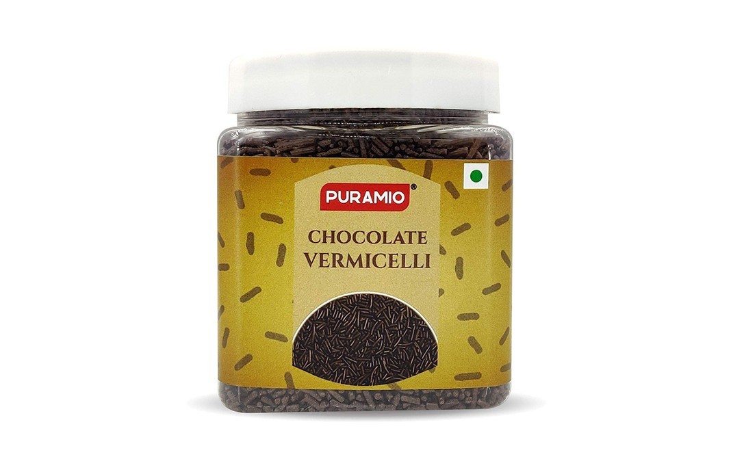 Puramio Chocolate Vermicelli    Plastic Jar  300 grams